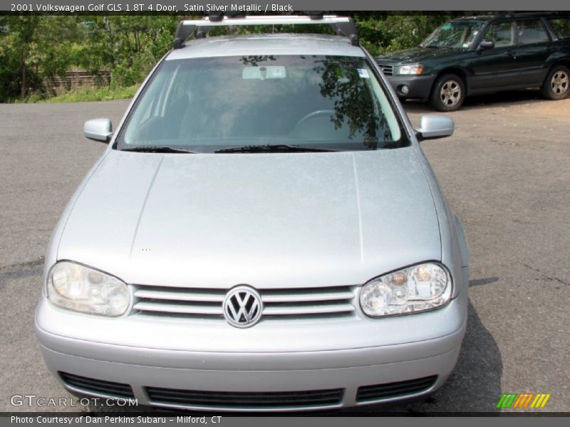 Satin Silver Metallic / Black 2001 Volkswagen Golf GLS 1.8T 4 Door