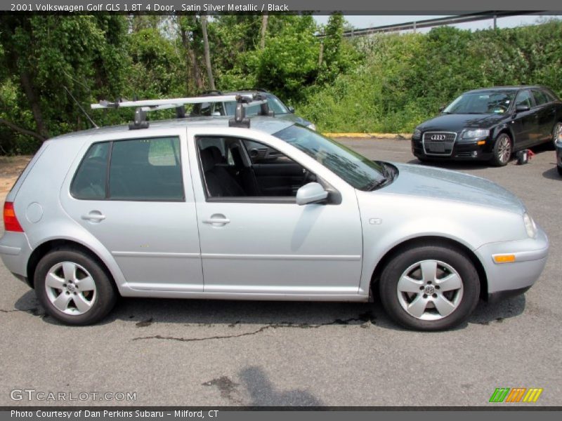 Satin Silver Metallic / Black 2001 Volkswagen Golf GLS 1.8T 4 Door