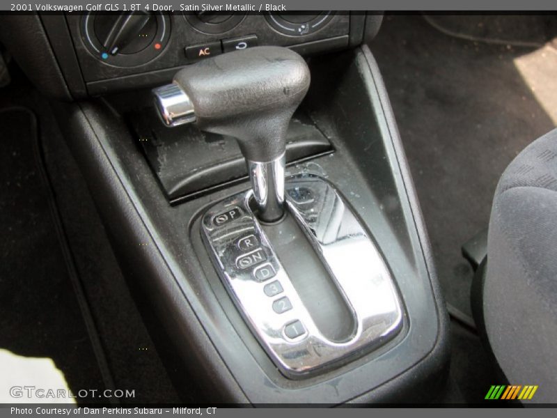 Satin Silver Metallic / Black 2001 Volkswagen Golf GLS 1.8T 4 Door
