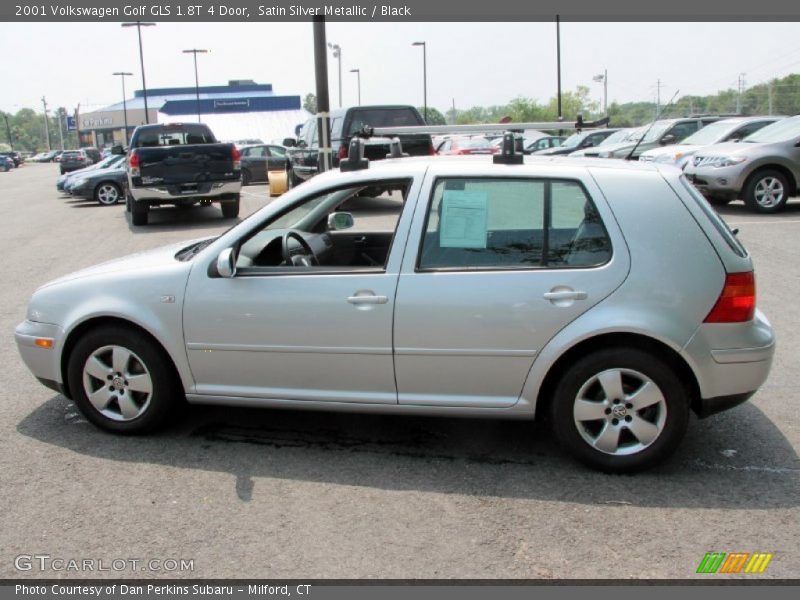 Satin Silver Metallic / Black 2001 Volkswagen Golf GLS 1.8T 4 Door