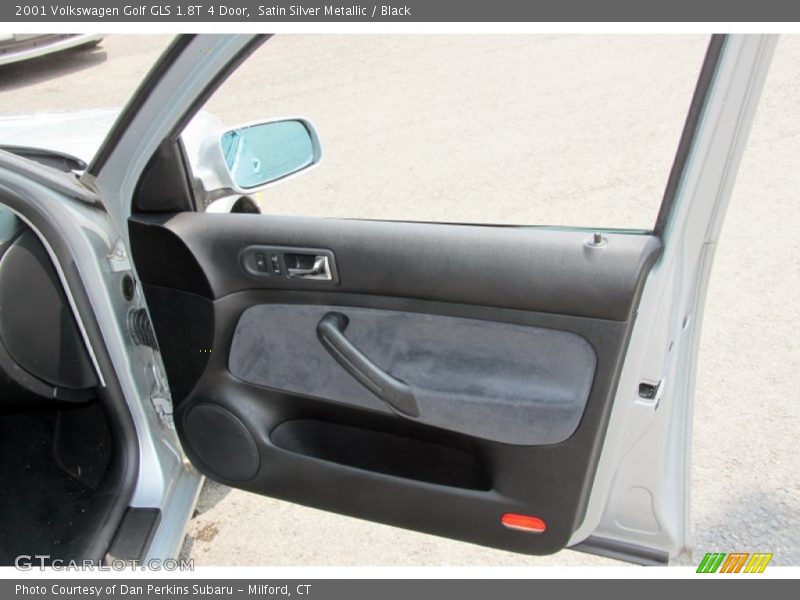 Satin Silver Metallic / Black 2001 Volkswagen Golf GLS 1.8T 4 Door