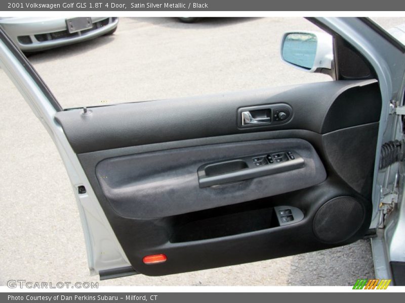 Satin Silver Metallic / Black 2001 Volkswagen Golf GLS 1.8T 4 Door