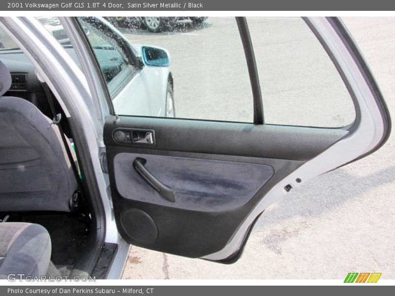 Satin Silver Metallic / Black 2001 Volkswagen Golf GLS 1.8T 4 Door