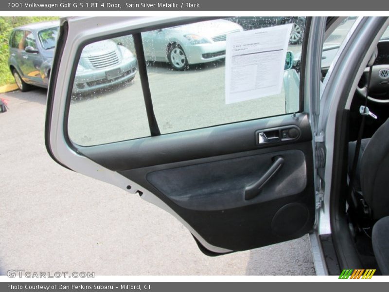 Satin Silver Metallic / Black 2001 Volkswagen Golf GLS 1.8T 4 Door