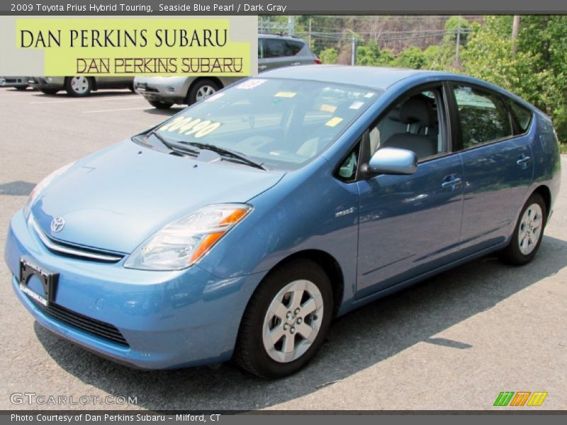 Seaside Blue Pearl / Dark Gray 2009 Toyota Prius Hybrid Touring