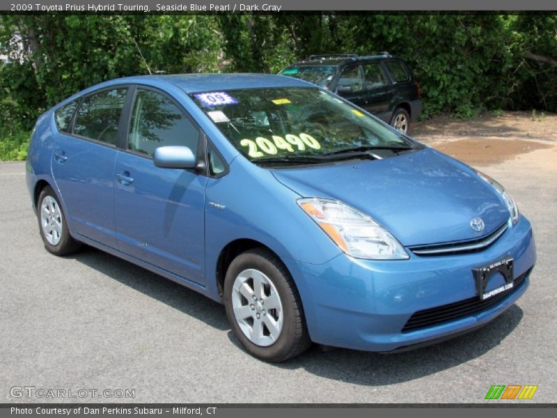 Seaside Blue Pearl / Dark Gray 2009 Toyota Prius Hybrid Touring