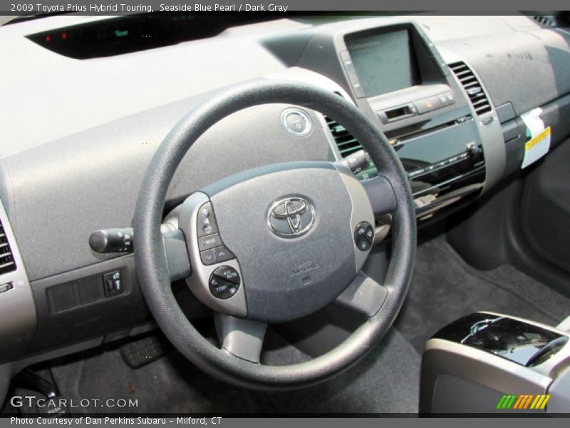 Seaside Blue Pearl / Dark Gray 2009 Toyota Prius Hybrid Touring