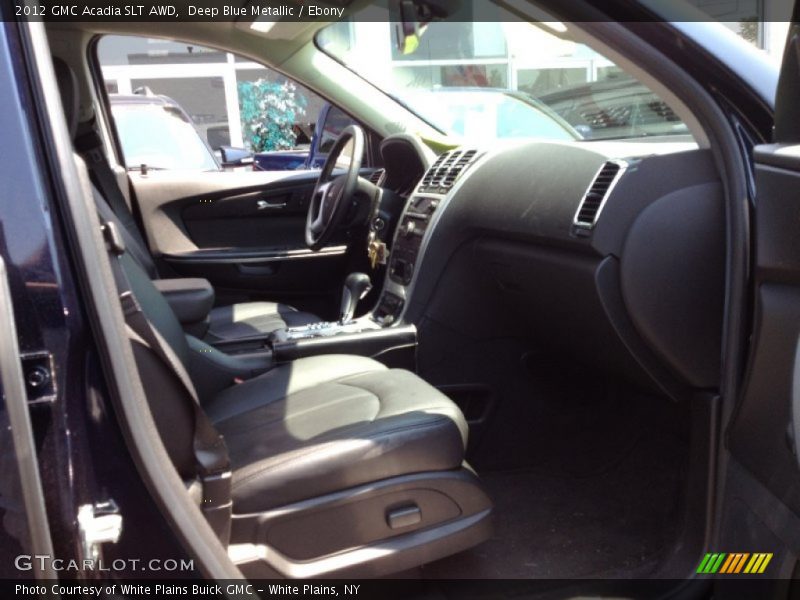 Deep Blue Metallic / Ebony 2012 GMC Acadia SLT AWD