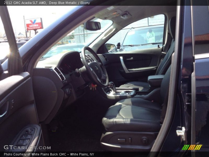 Deep Blue Metallic / Ebony 2012 GMC Acadia SLT AWD