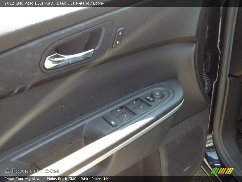 Deep Blue Metallic / Ebony 2012 GMC Acadia SLT AWD