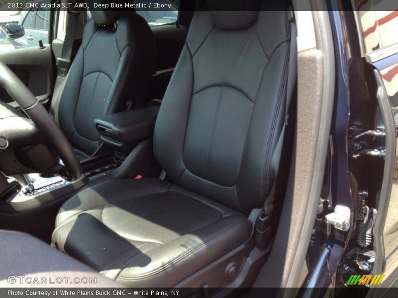 Deep Blue Metallic / Ebony 2012 GMC Acadia SLT AWD