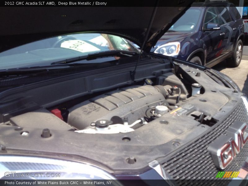 Deep Blue Metallic / Ebony 2012 GMC Acadia SLT AWD