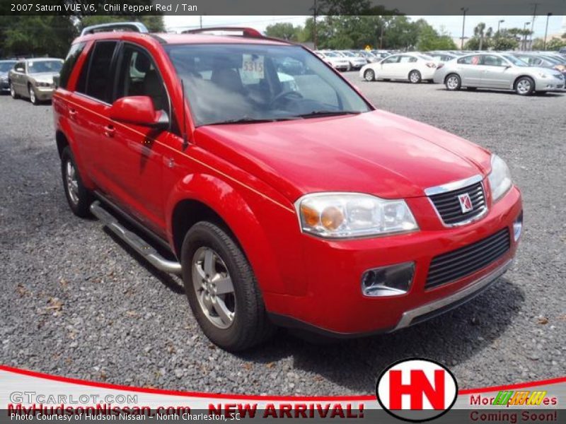 Chili Pepper Red / Tan 2007 Saturn VUE V6