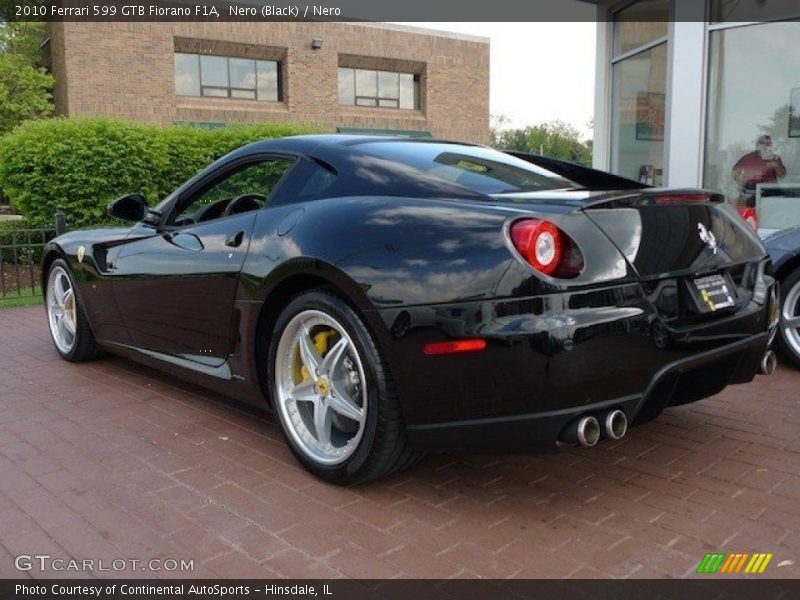 Nero (Black) / Nero 2010 Ferrari 599 GTB Fiorano F1A