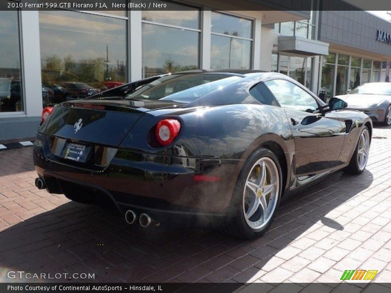 Nero (Black) / Nero 2010 Ferrari 599 GTB Fiorano F1A