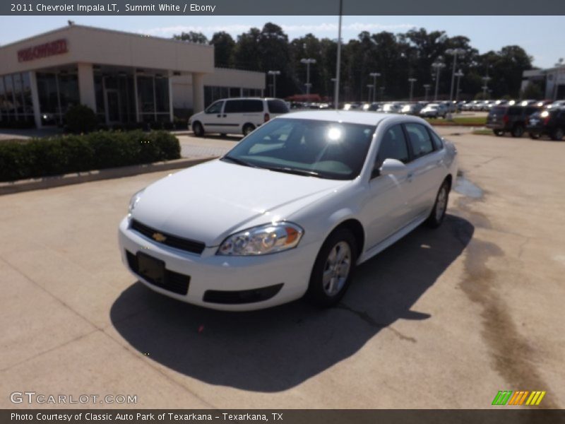Summit White / Ebony 2011 Chevrolet Impala LT