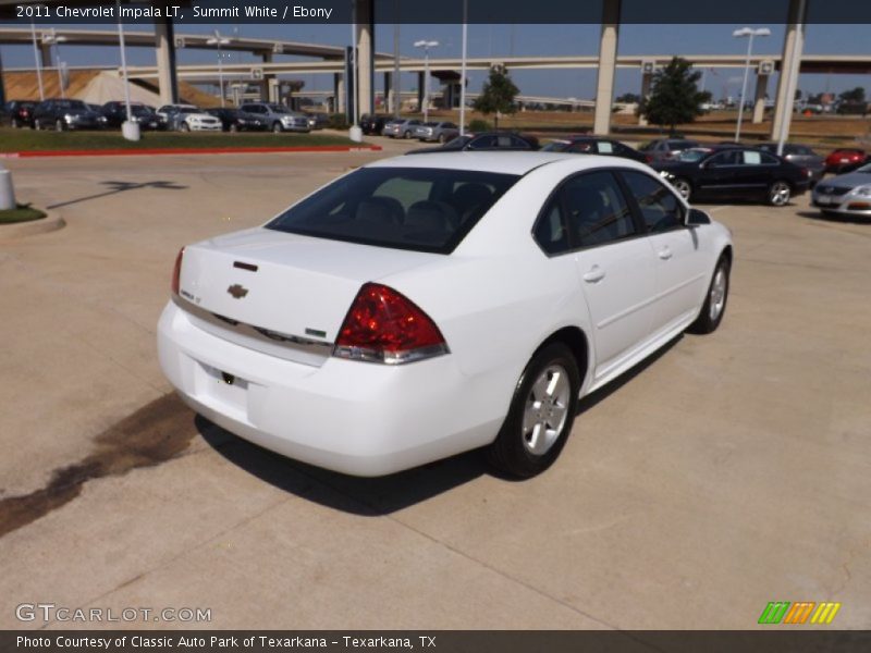 Summit White / Ebony 2011 Chevrolet Impala LT