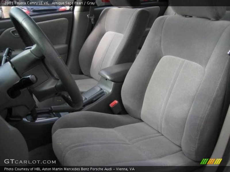 Antique Sage Pearl / Gray 2001 Toyota Camry LE V6