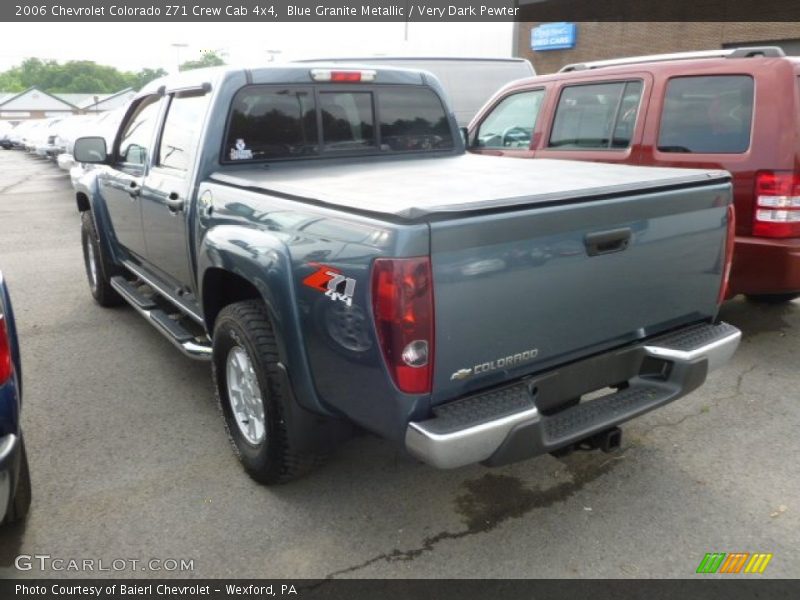 Blue Granite Metallic / Very Dark Pewter 2006 Chevrolet Colorado Z71 Crew Cab 4x4