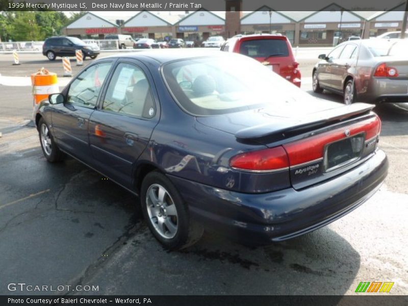Deep Navy Blue Metallic / Prairie Tan 1999 Mercury Mystique LS