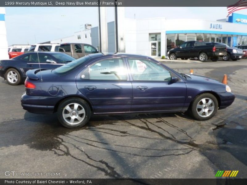 Deep Navy Blue Metallic / Prairie Tan 1999 Mercury Mystique LS