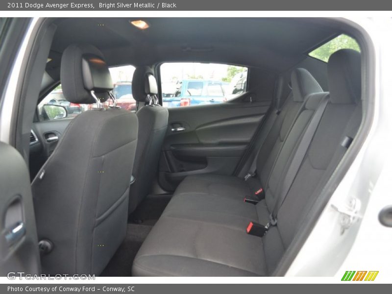 Bright Silver Metallic / Black 2011 Dodge Avenger Express