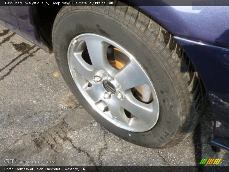 Deep Navy Blue Metallic / Prairie Tan 1999 Mercury Mystique LS