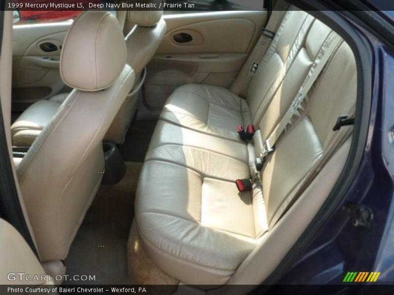 Deep Navy Blue Metallic / Prairie Tan 1999 Mercury Mystique LS