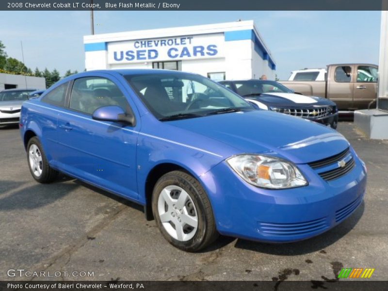 Blue Flash Metallic / Ebony 2008 Chevrolet Cobalt LT Coupe