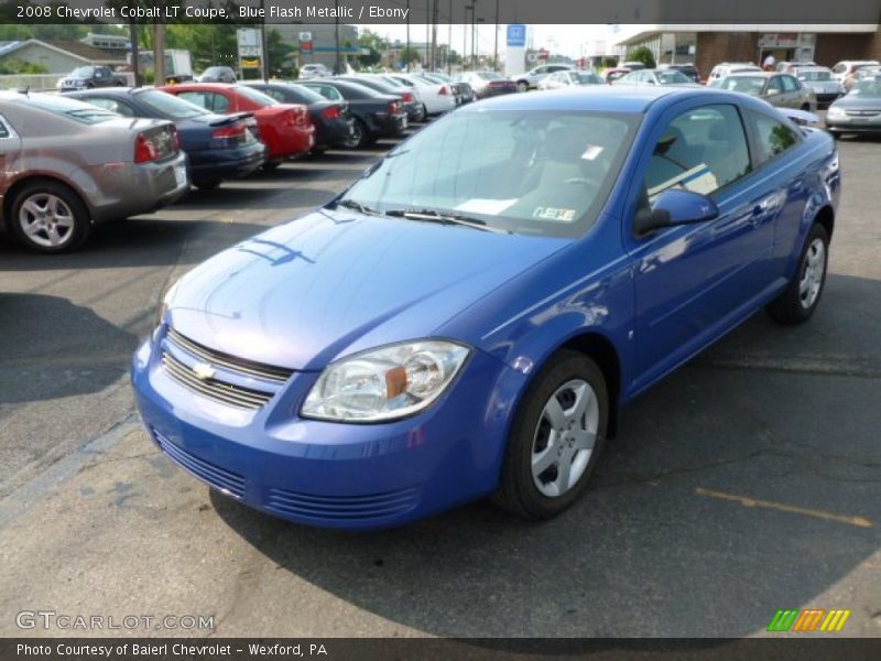 Blue Flash Metallic / Ebony 2008 Chevrolet Cobalt LT Coupe