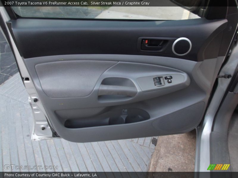 Silver Streak Mica / Graphite Gray 2007 Toyota Tacoma V6 PreRunner Access Cab
