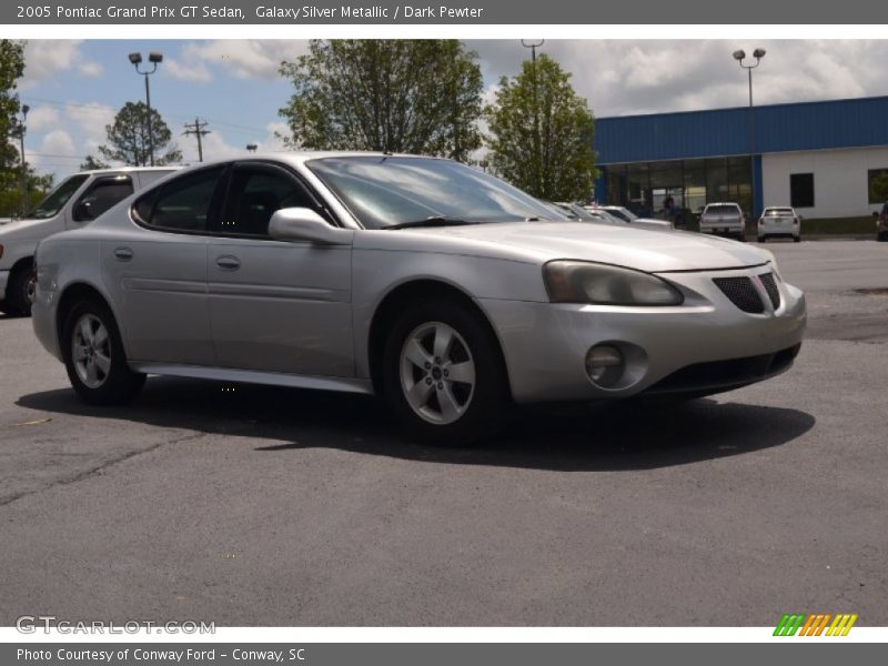 Galaxy Silver Metallic / Dark Pewter 2005 Pontiac Grand Prix GT Sedan