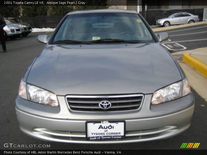 Antique Sage Pearl / Gray 2001 Toyota Camry LE V6