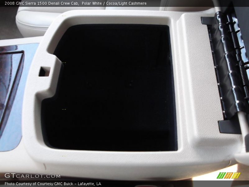 Polar White / Cocoa/Light Cashmere 2008 GMC Sierra 1500 Denali Crew Cab