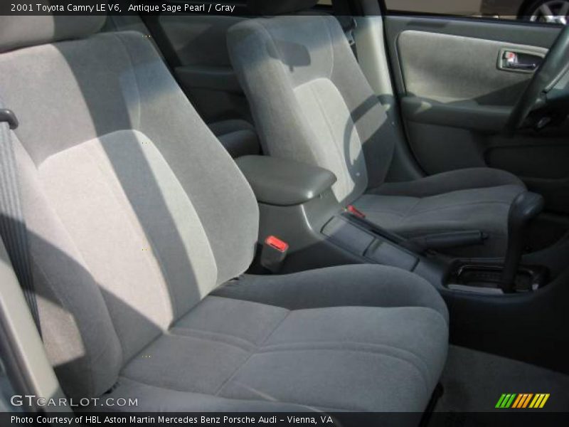 Antique Sage Pearl / Gray 2001 Toyota Camry LE V6