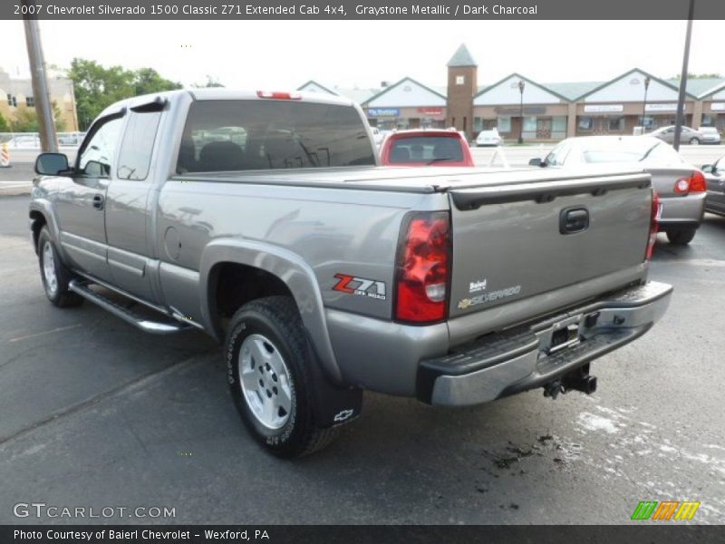 Graystone Metallic / Dark Charcoal 2007 Chevrolet Silverado 1500 Classic Z71 Extended Cab 4x4