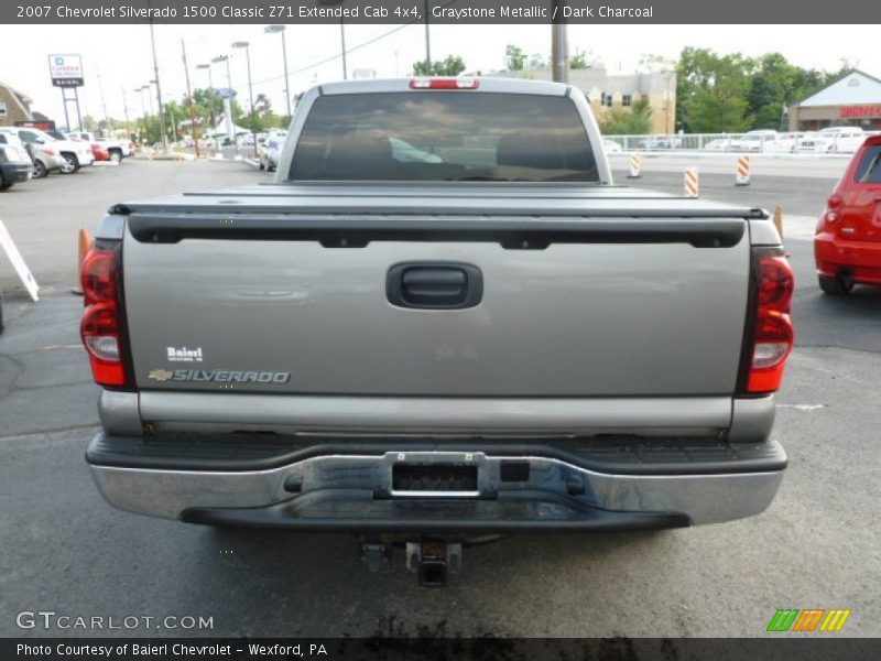 Graystone Metallic / Dark Charcoal 2007 Chevrolet Silverado 1500 Classic Z71 Extended Cab 4x4