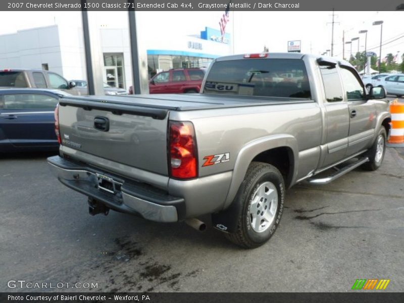 Graystone Metallic / Dark Charcoal 2007 Chevrolet Silverado 1500 Classic Z71 Extended Cab 4x4