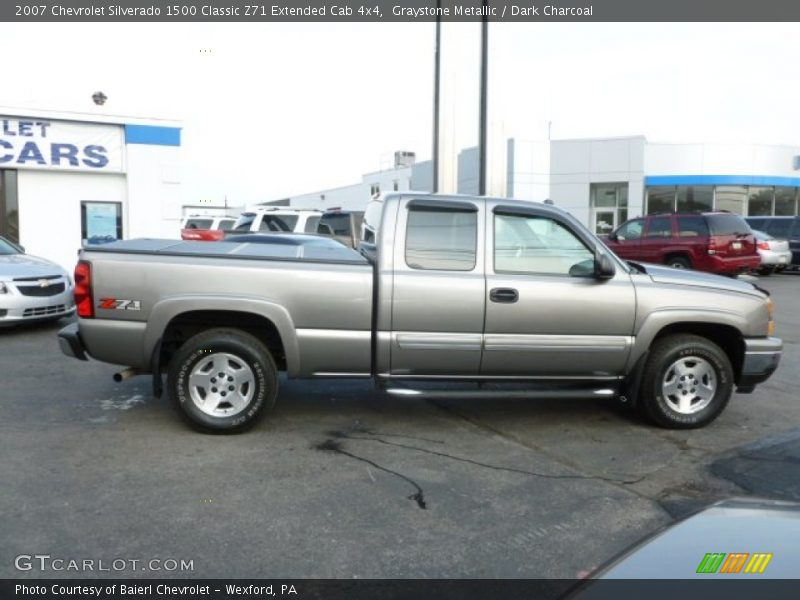 Graystone Metallic / Dark Charcoal 2007 Chevrolet Silverado 1500 Classic Z71 Extended Cab 4x4
