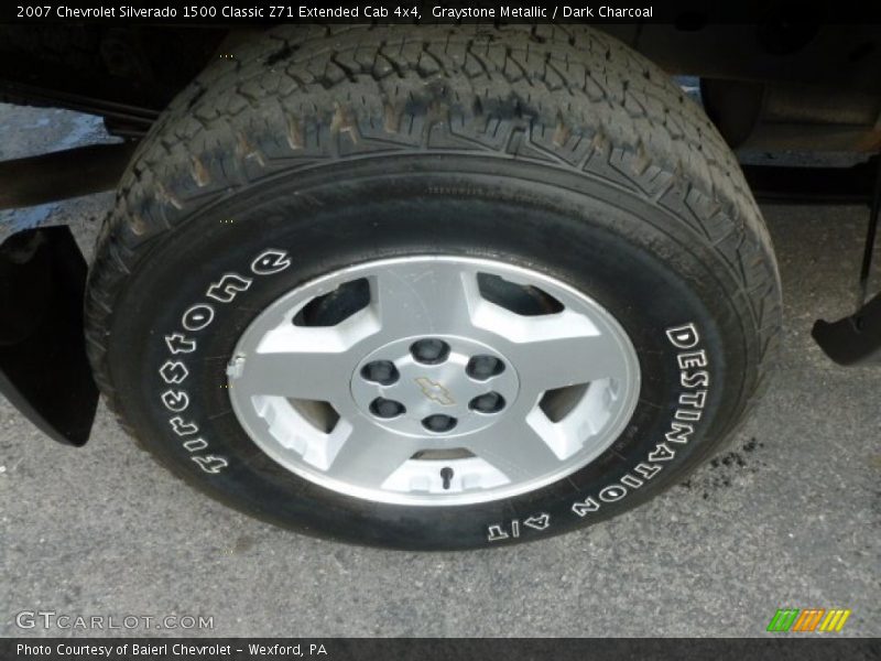 Graystone Metallic / Dark Charcoal 2007 Chevrolet Silverado 1500 Classic Z71 Extended Cab 4x4