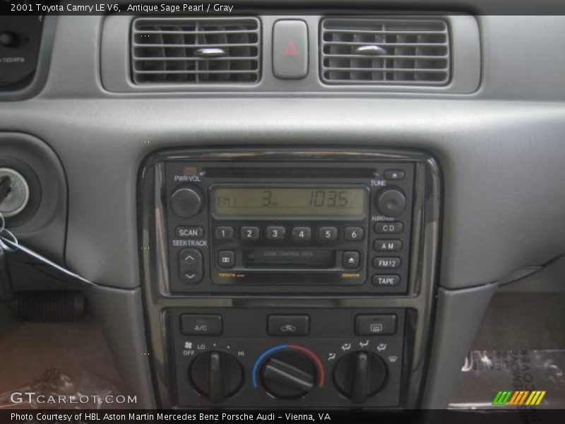 Antique Sage Pearl / Gray 2001 Toyota Camry LE V6