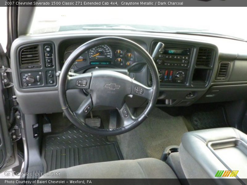 Graystone Metallic / Dark Charcoal 2007 Chevrolet Silverado 1500 Classic Z71 Extended Cab 4x4