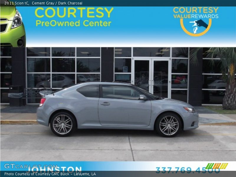 Cement Gray / Dark Charcoal 2011 Scion tC