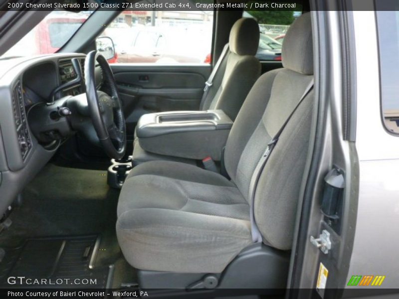 Graystone Metallic / Dark Charcoal 2007 Chevrolet Silverado 1500 Classic Z71 Extended Cab 4x4