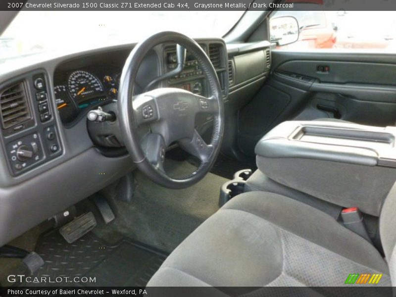 Graystone Metallic / Dark Charcoal 2007 Chevrolet Silverado 1500 Classic Z71 Extended Cab 4x4