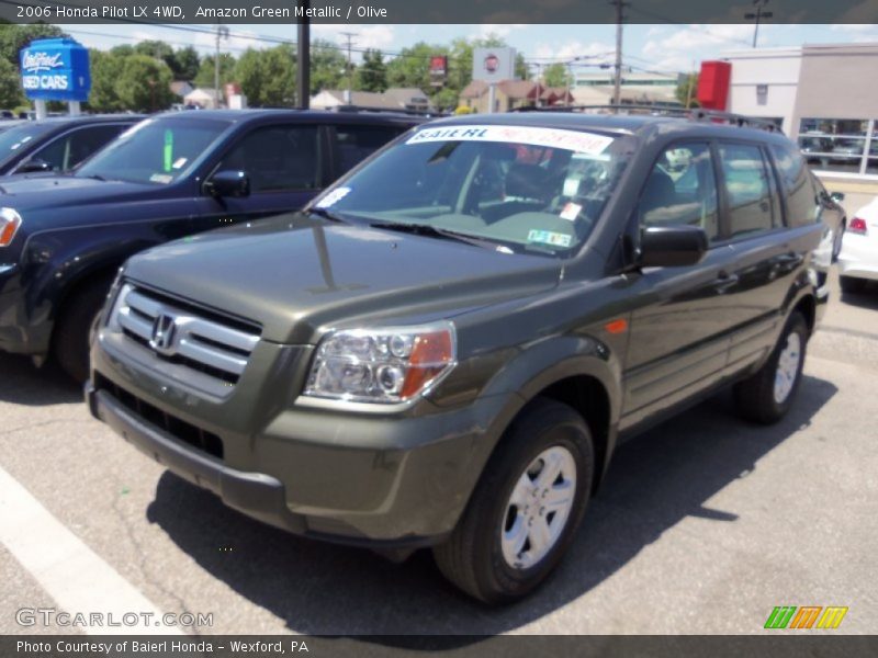 Amazon Green Metallic / Olive 2006 Honda Pilot LX 4WD