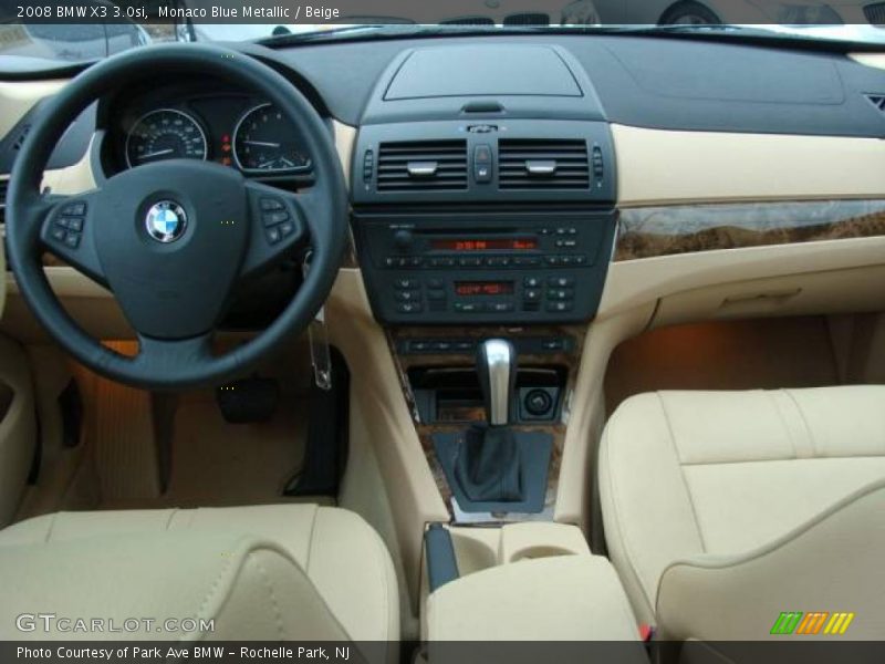 Monaco Blue Metallic / Beige 2008 BMW X3 3.0si