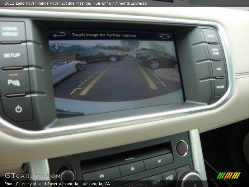 Fuji White / Almond/Espresso 2012 Land Rover Range Rover Evoque Prestige