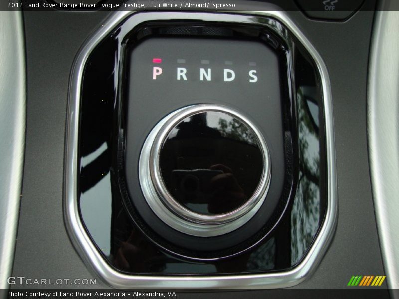  2012 Range Rover Evoque Prestige 6 Speed Drive Select Automatic Shifter