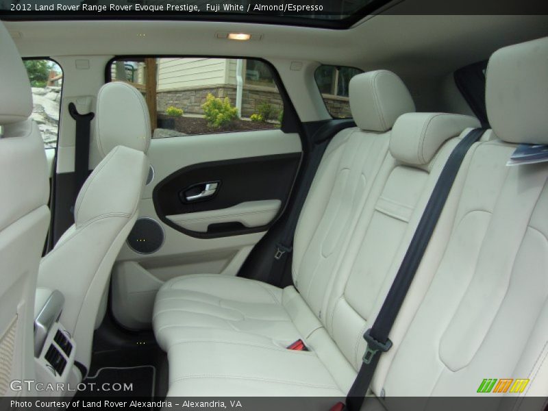 Rear Seat of 2012 Range Rover Evoque Prestige